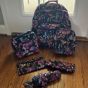 Vera Bradley Book Bag Matching Set